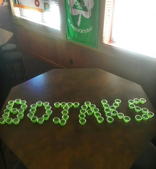 spelled it out in shots